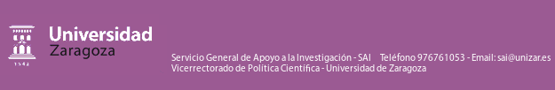 Servicio General de Apoyo a la Investigación - Universidad de Zaragoza