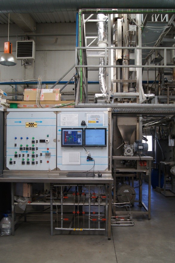 Automatización de una planta de 50 kW para combustión de carbón con captura de CO2 mediante transportadores sólidos de oxígeno
